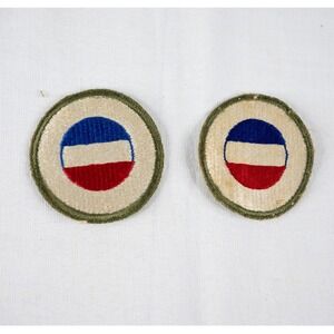 WWII era Vintage US Army General Headquarters Reserve Shoulder Patch 2p GHQ